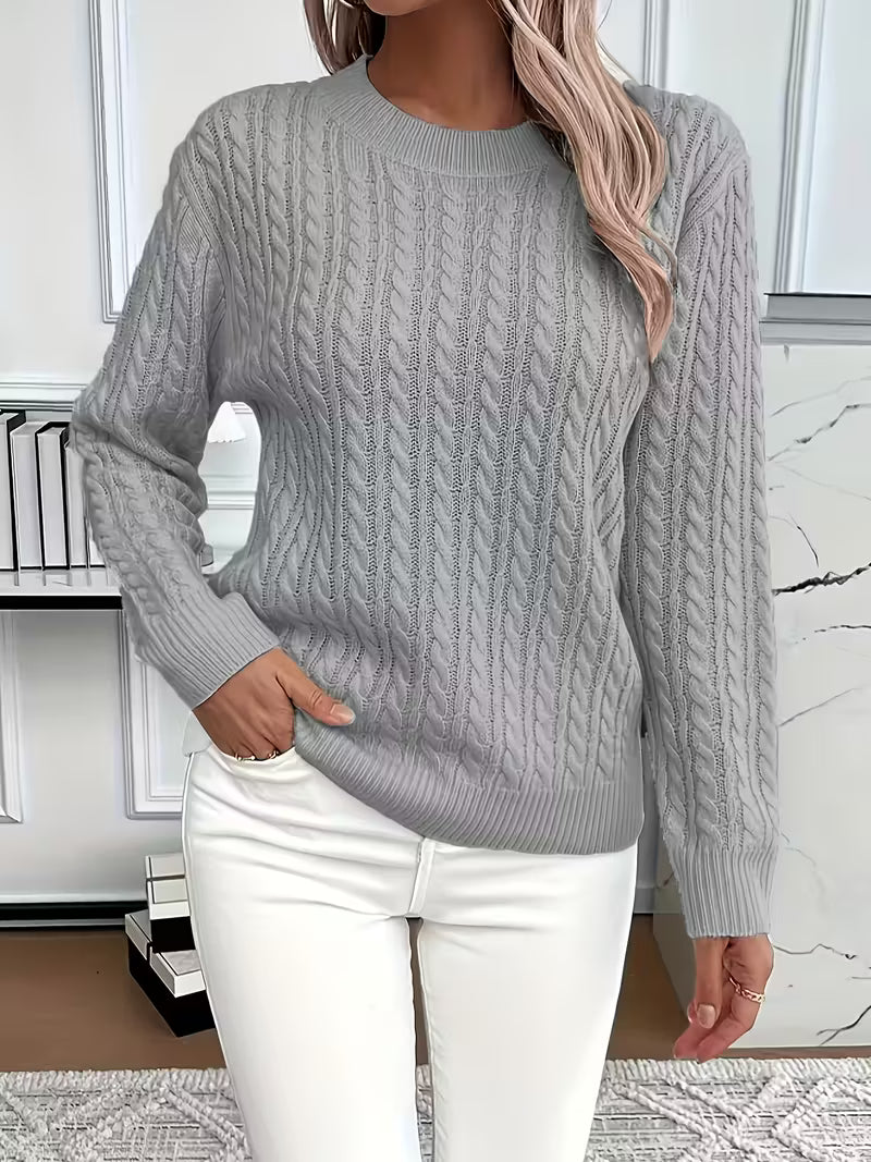 ADRIANA – KABELBREI COZY LANGERMIG TRUI