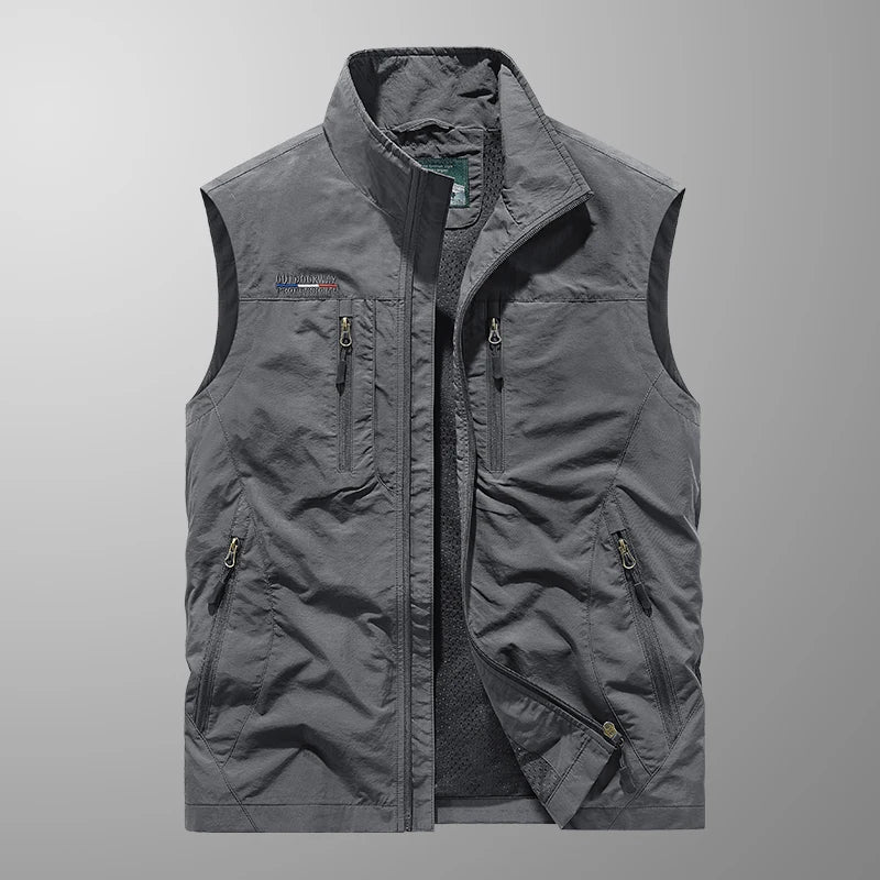 heren vest met meerdere zakken