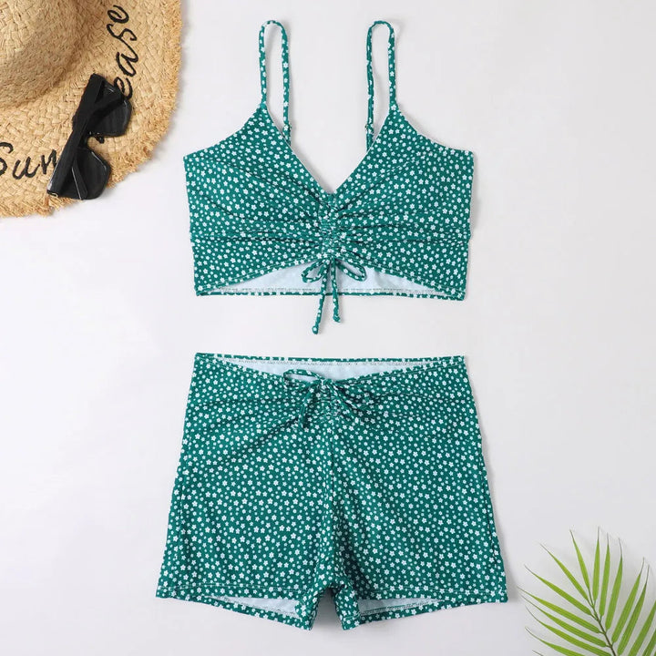 Lux | High Waist Bikini Set met Print