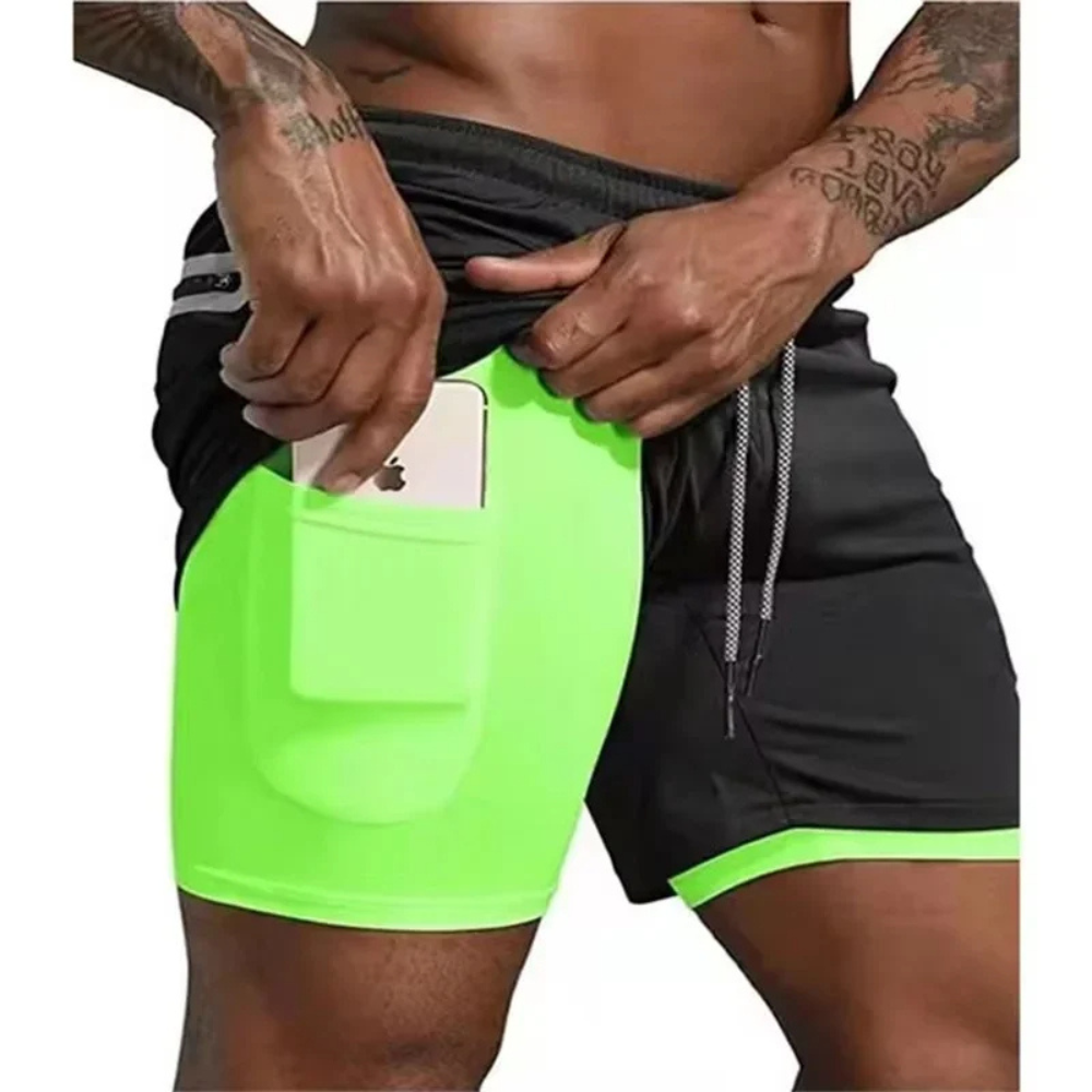DraftFlex – 2-in-1 Sportshort voor Mannen