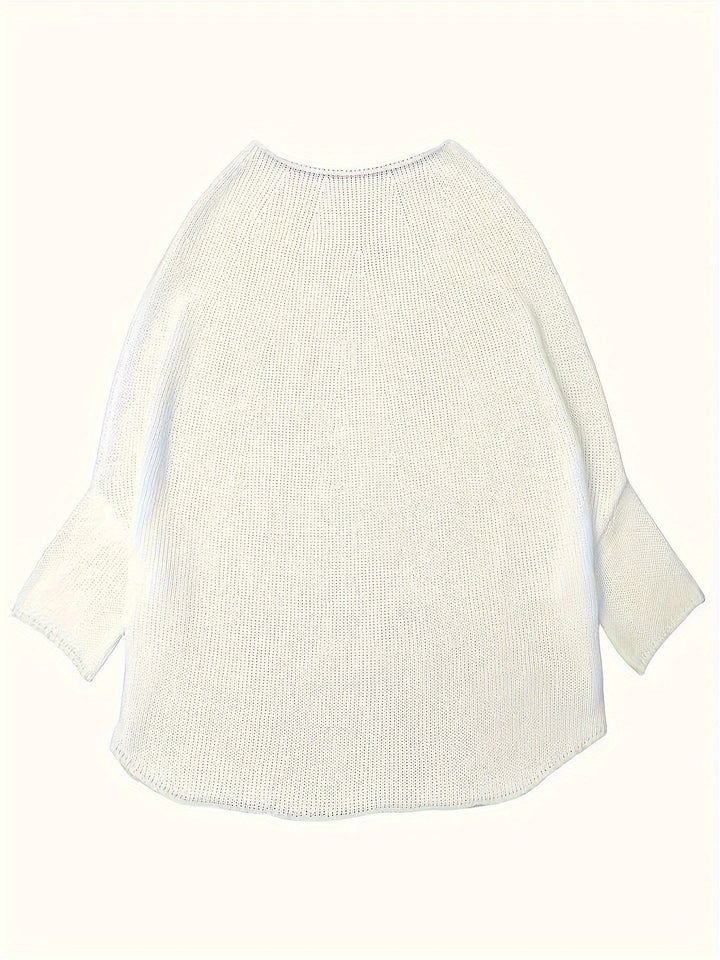 Natalie | Elegante Batwing Breipullover
