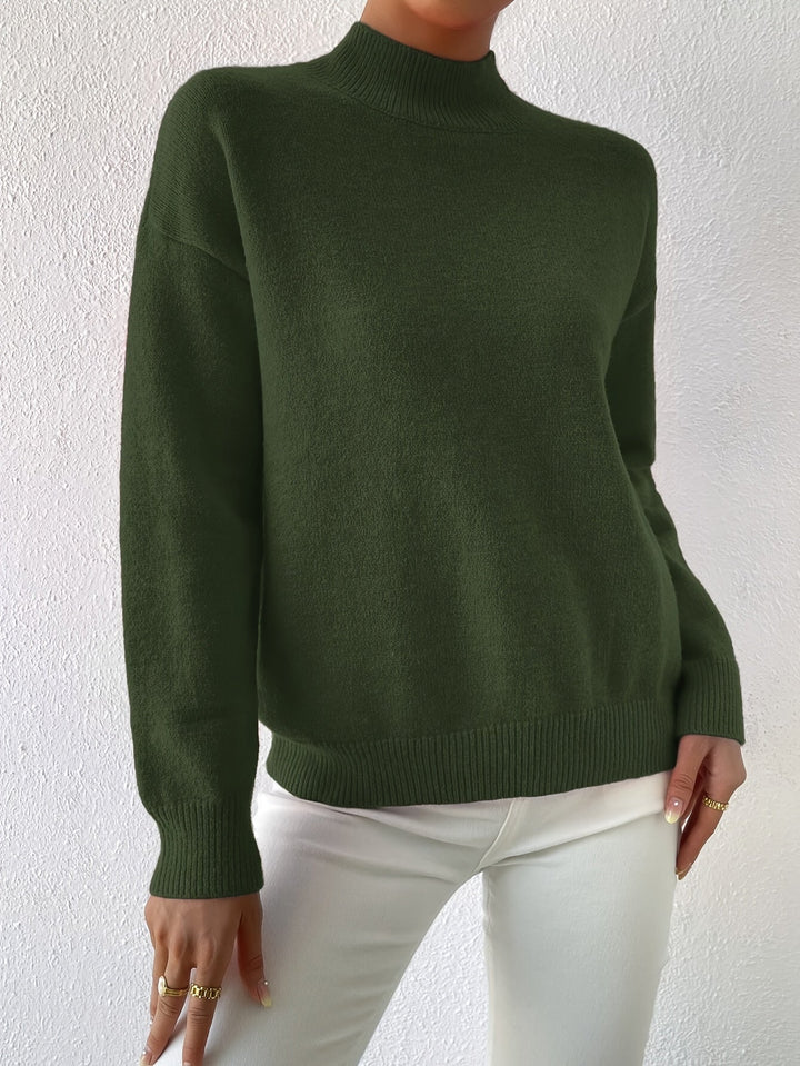 Lorelei | Verfijnde Mock Neck Trui