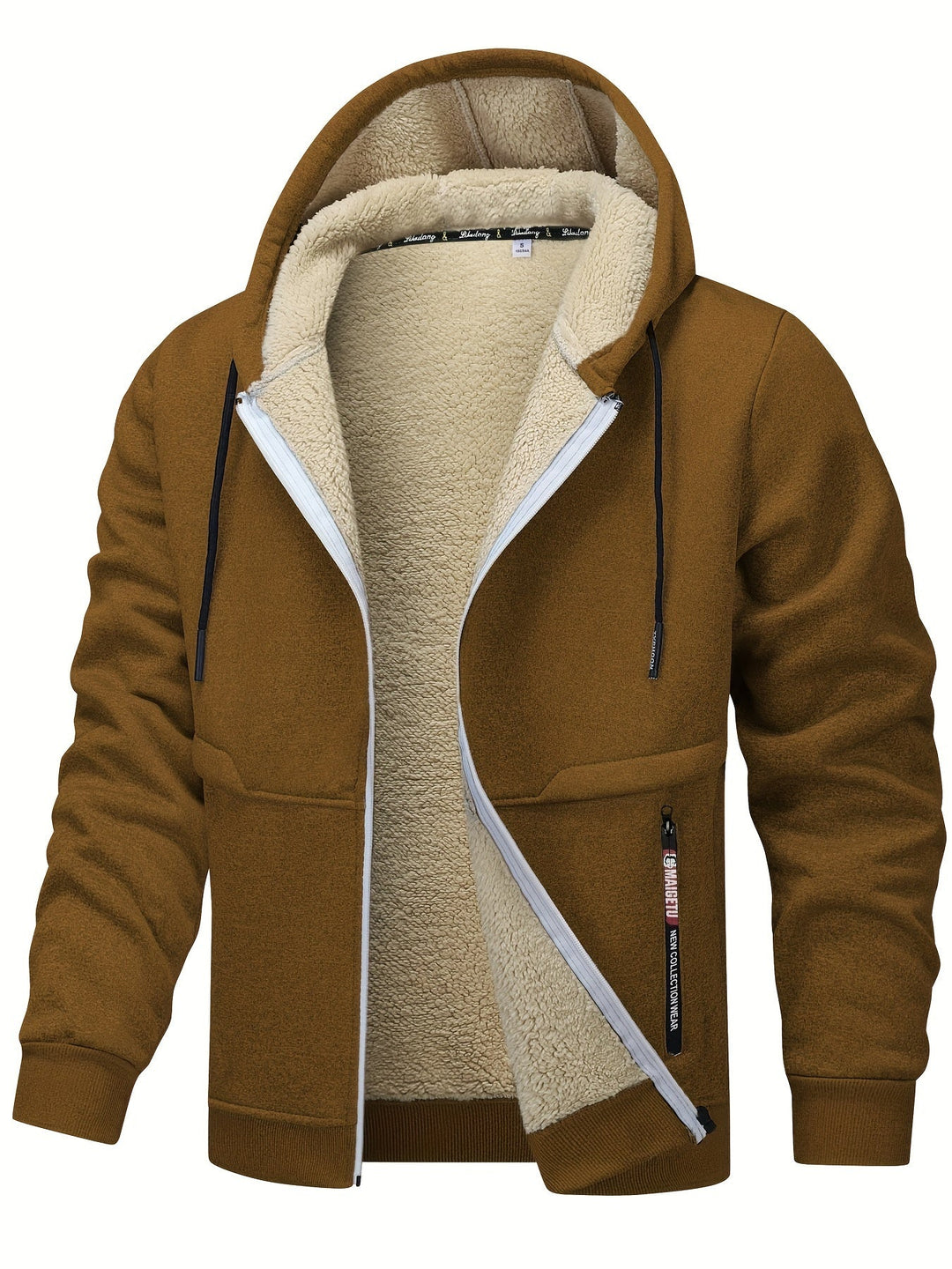 Russell | Gezellige Hooded Zip-Up Jast