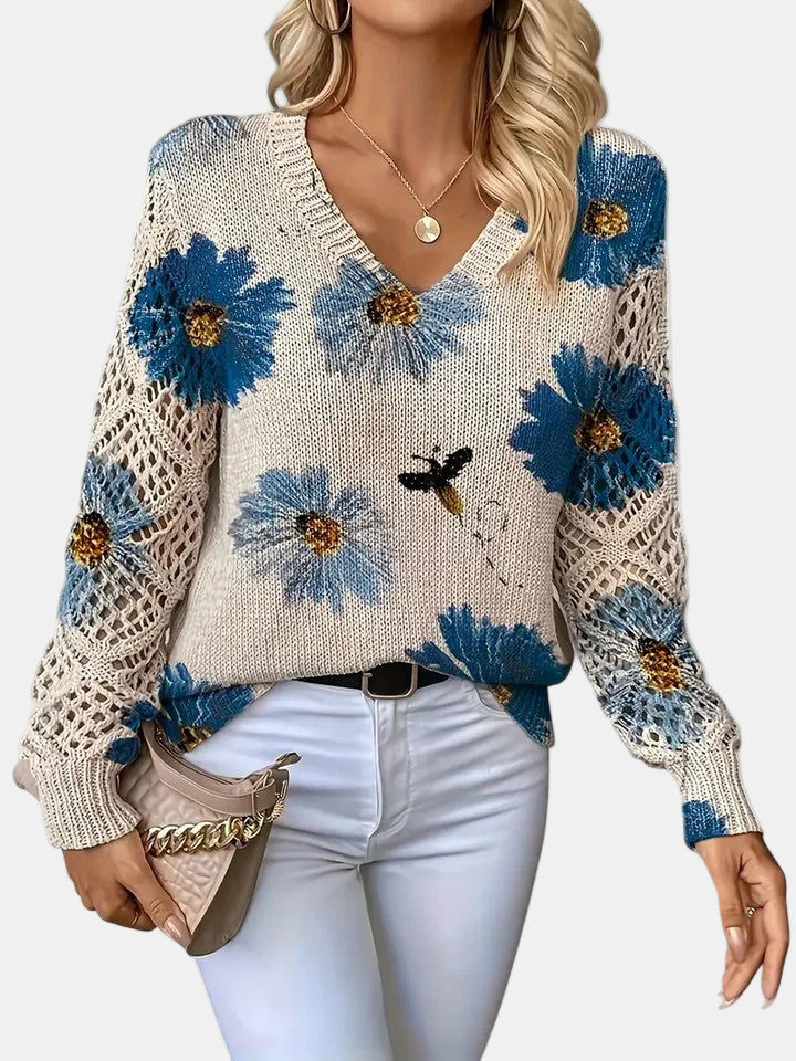 BRIANNA – BLOEIENDE CHIC BREISWEATER