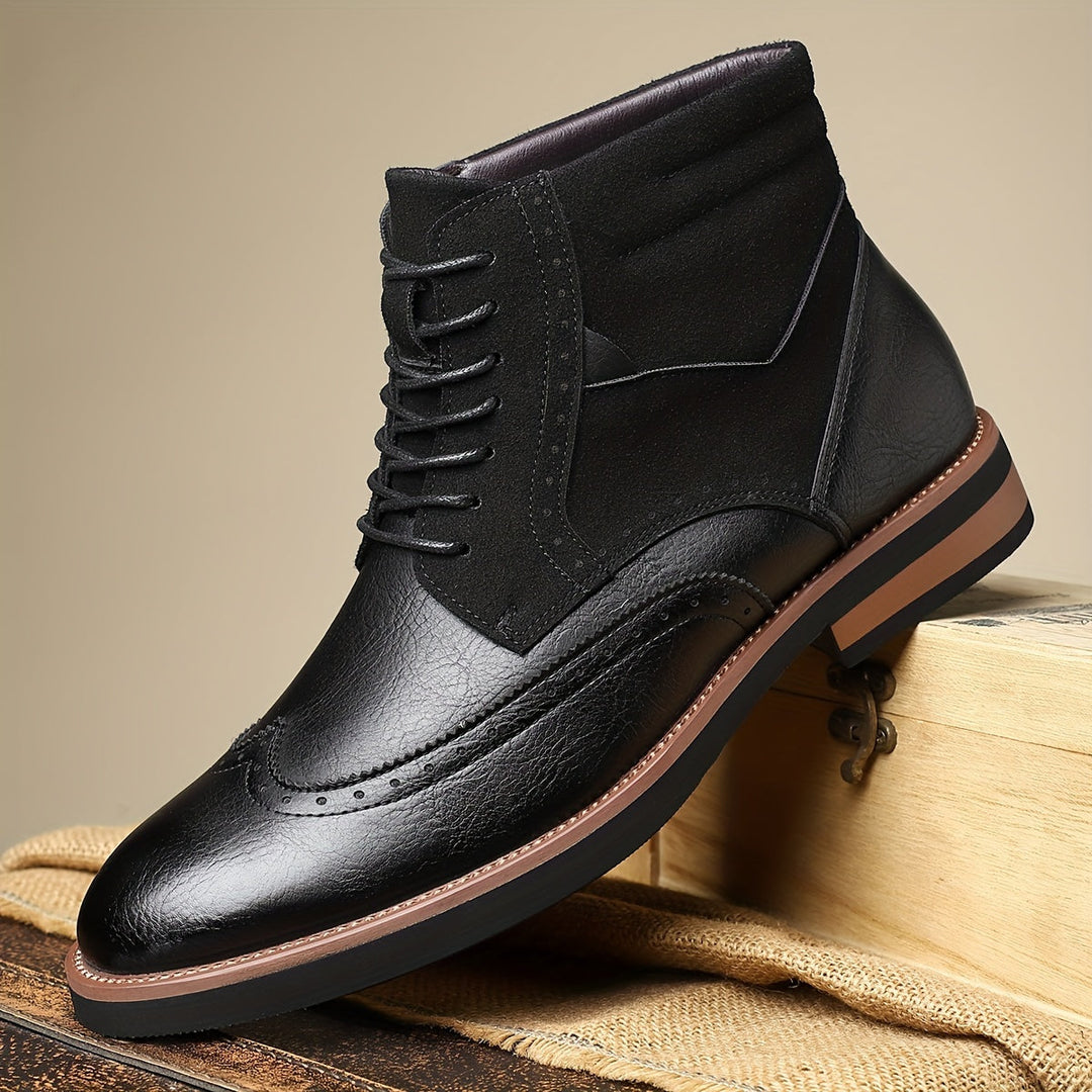 Roland | Klassieke Wingtip Enkellaarzen