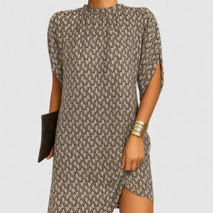 Martha | Dames Minimal Losse Pasvorm Shift Shorts Jurk