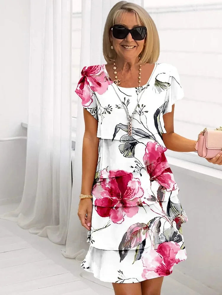 Isabel - Elegante Bloemige Maxi Dress