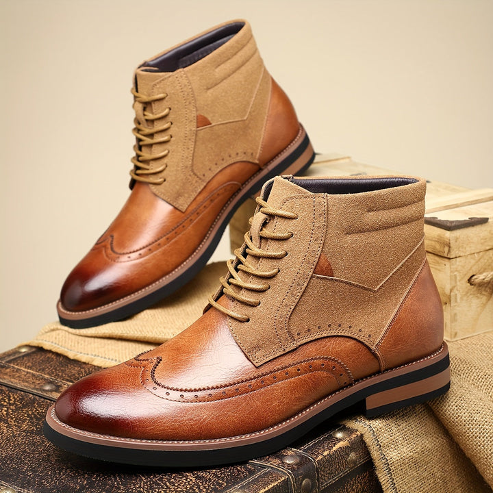 Roland | Klassieke Wingtip Enkellaarzen