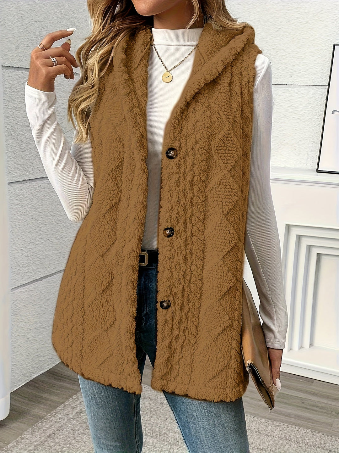 Lorna | Gezellige Gevoerde Mouwloze Vest