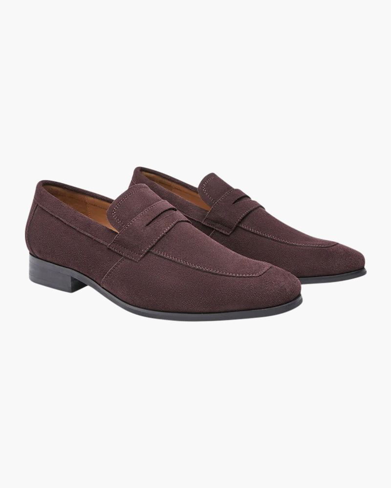 Julian | Old Money Casual Business Suède Loafer voor Mannen