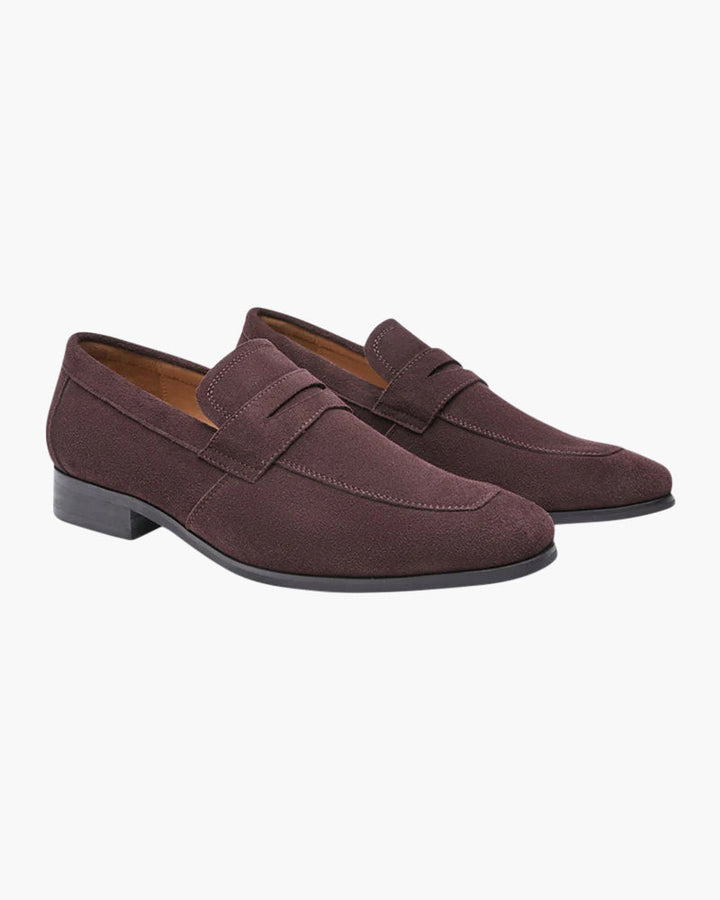 Julian | Old Money Casual Business Suède Loafer voor Mannen
