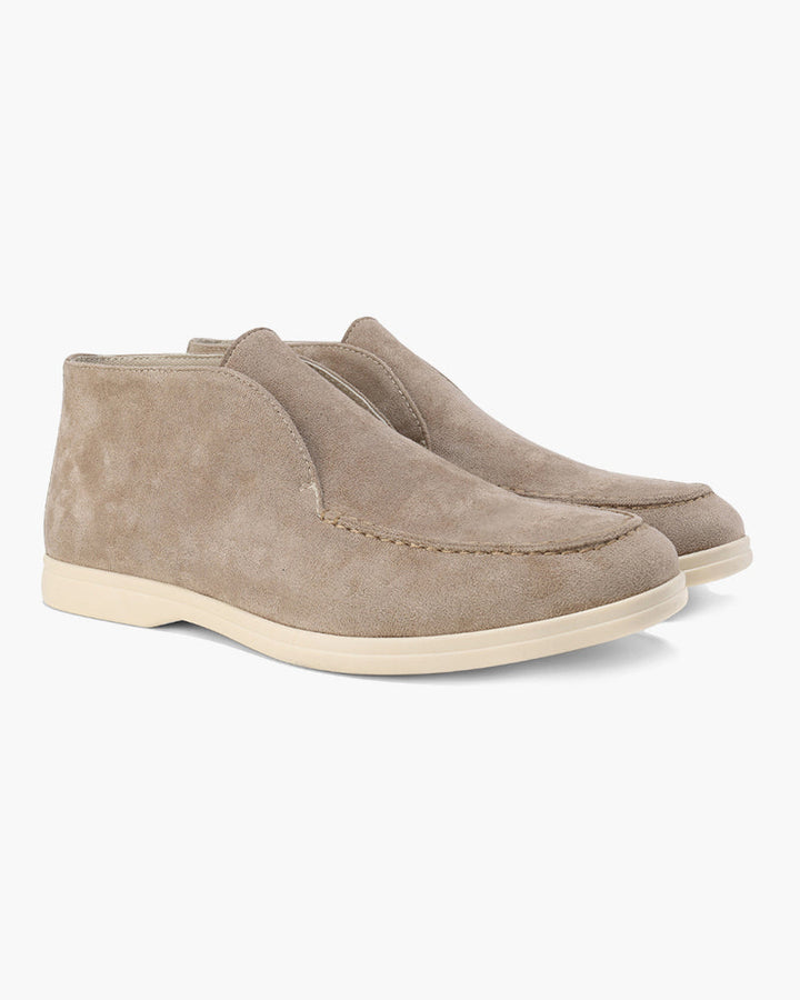 Mason | Slip On Mid Cut Heren Suède Loafer