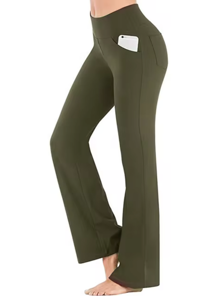 Dames All-Season Flared Leggings met Zakken