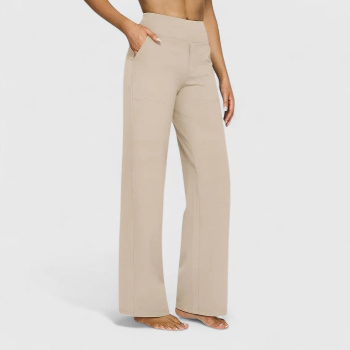 Zoey | Dames Hoge Taille Wijde Broek