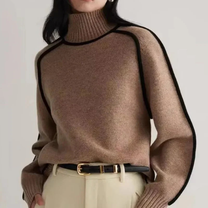 Aria Snug Wol Turtleneck Trui