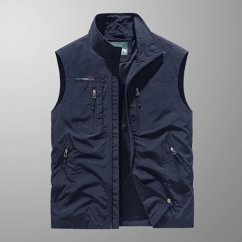 heren vest met meerdere zakken