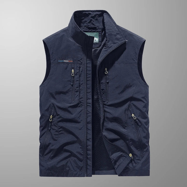heren vest met meerdere zakken