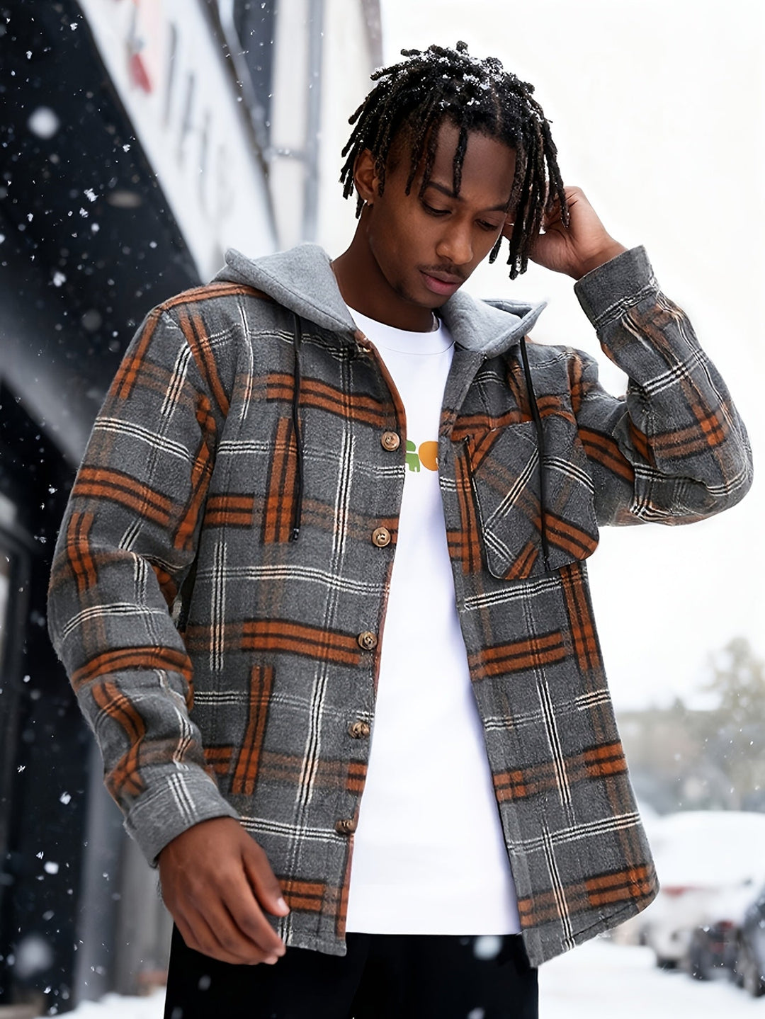 Hollis | Kerst Ruitjes Hoodie Jast