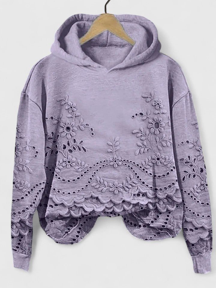 SUZANNE – GEBOORDUREERDE HOODIE