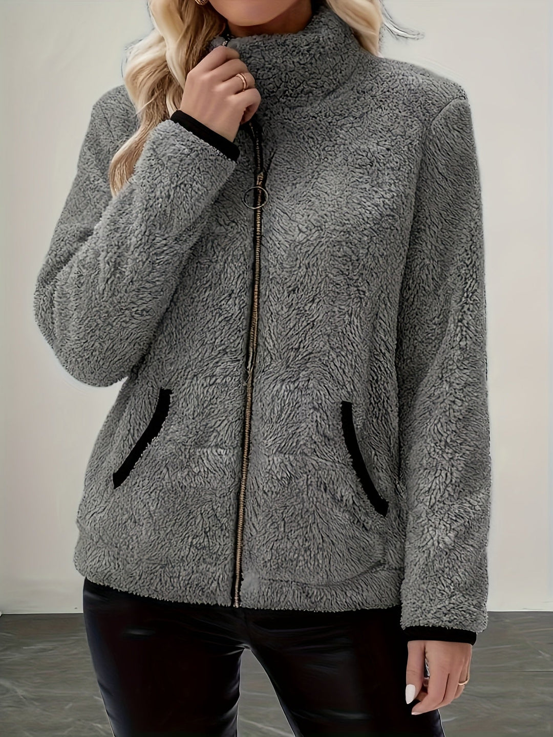 Simone | Gezellige Zip-Up Jas