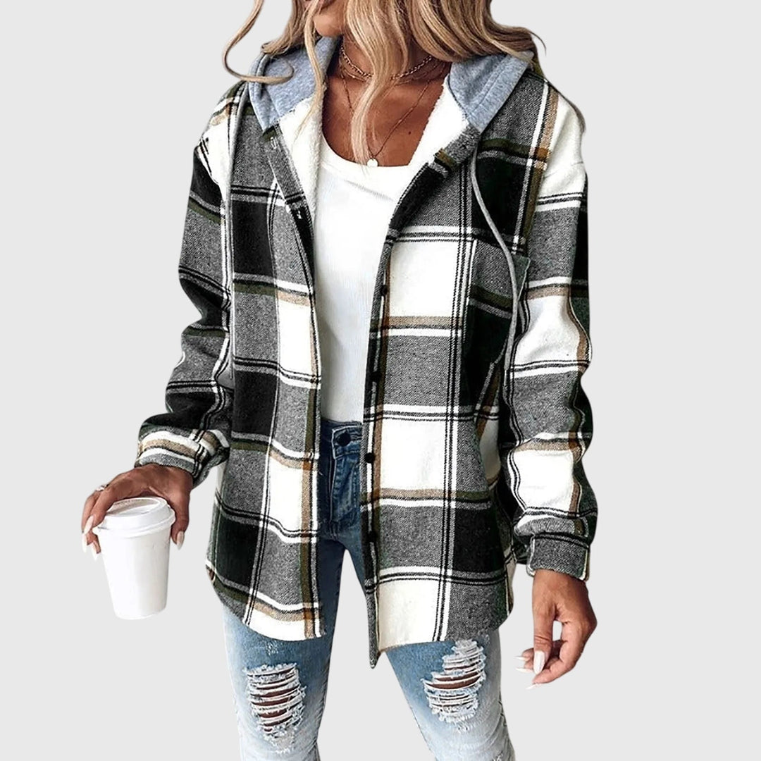 MORGAN – CASUAL GERUITE HOODIE SHIRT JACKET