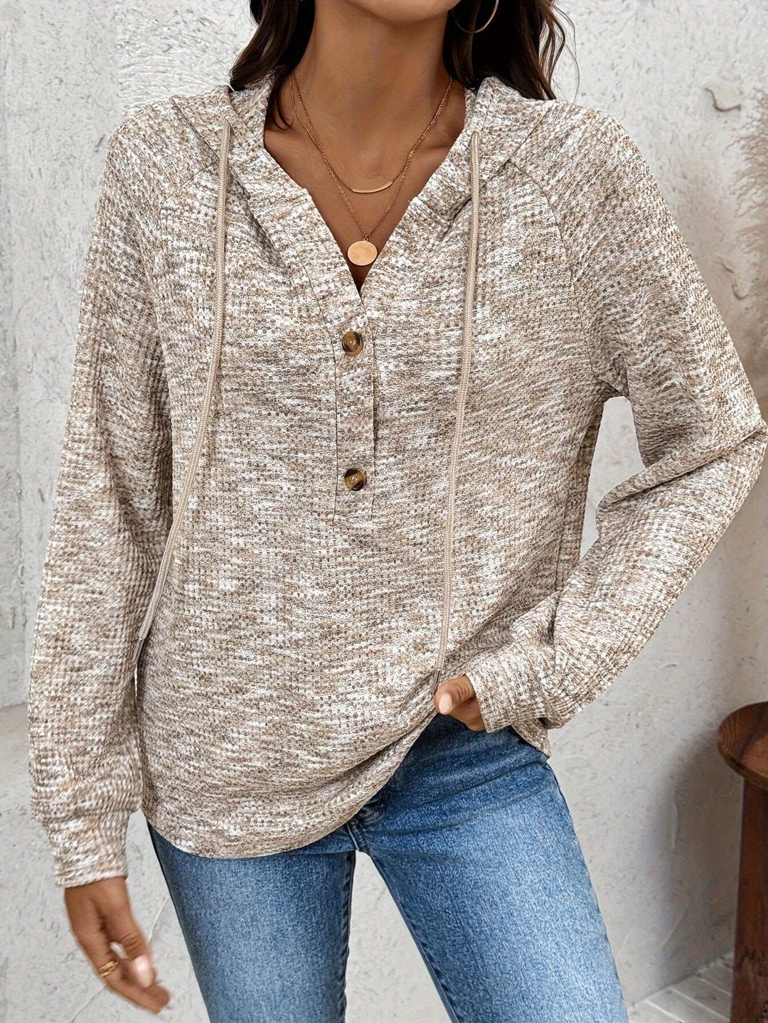 Verity | Knop-Up Hoodie Sweater