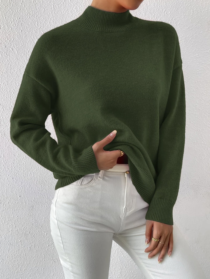 Lorelei | Verfijnde Mock Neck Trui