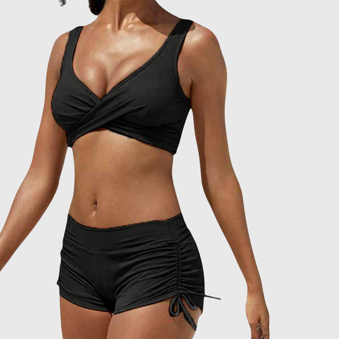 Dames High-Waisted Bikini – Tweedelig, Geschikt voor Zomer en Strandgebruik