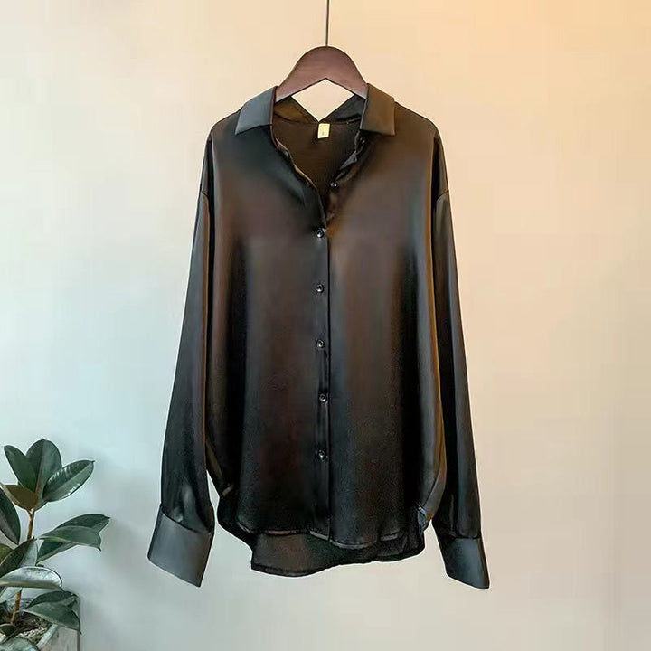 Elegante dames blouse met lange mouwen