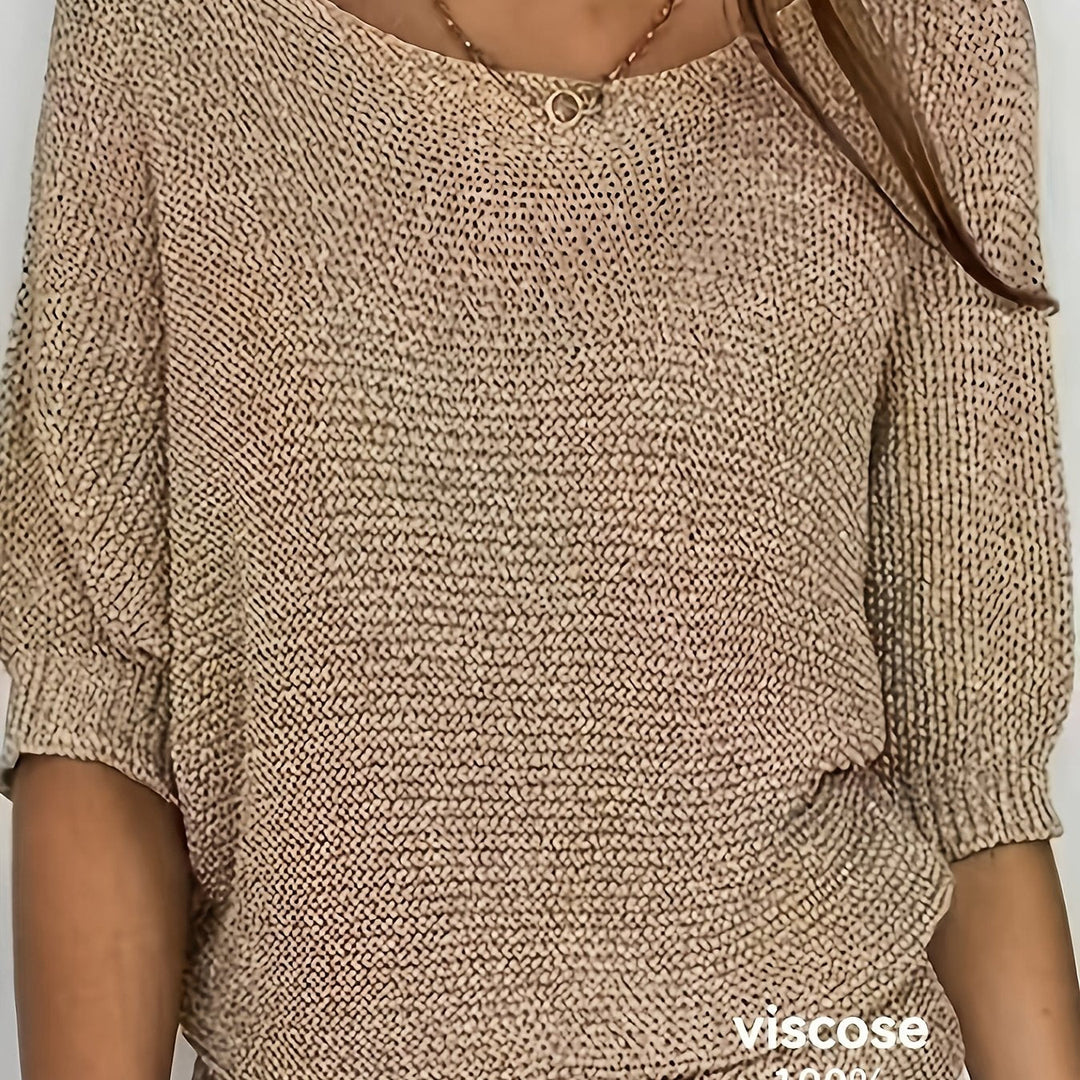 Lena | Relaxed Open-Knit Trui