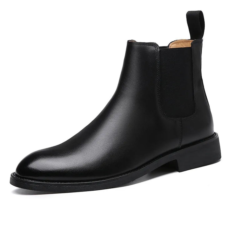 Gabriel | Enkelboots voor heren met elastiek en aantreklus