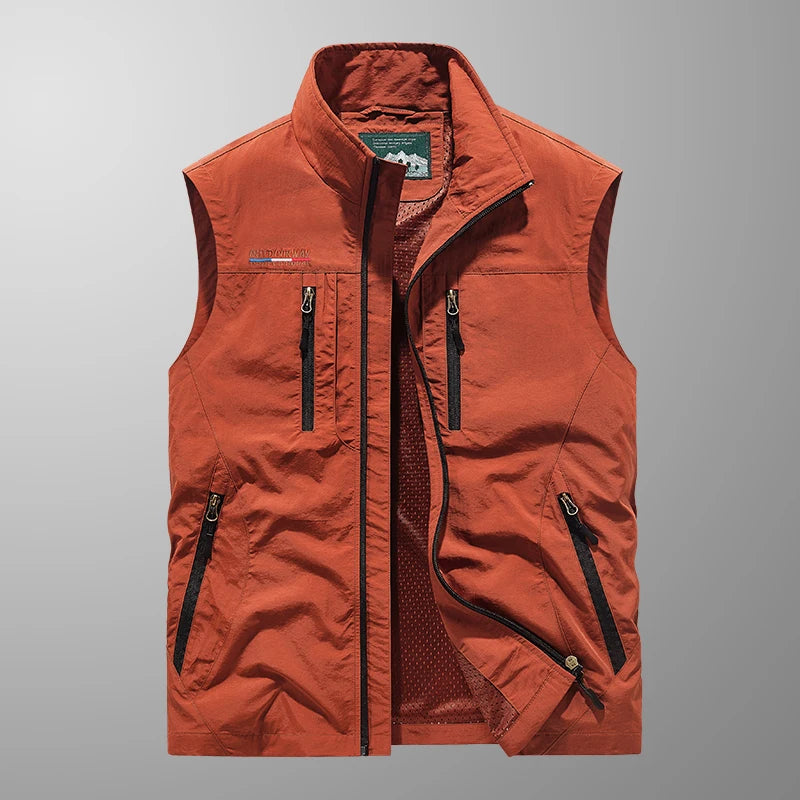 heren vest met meerdere zakken