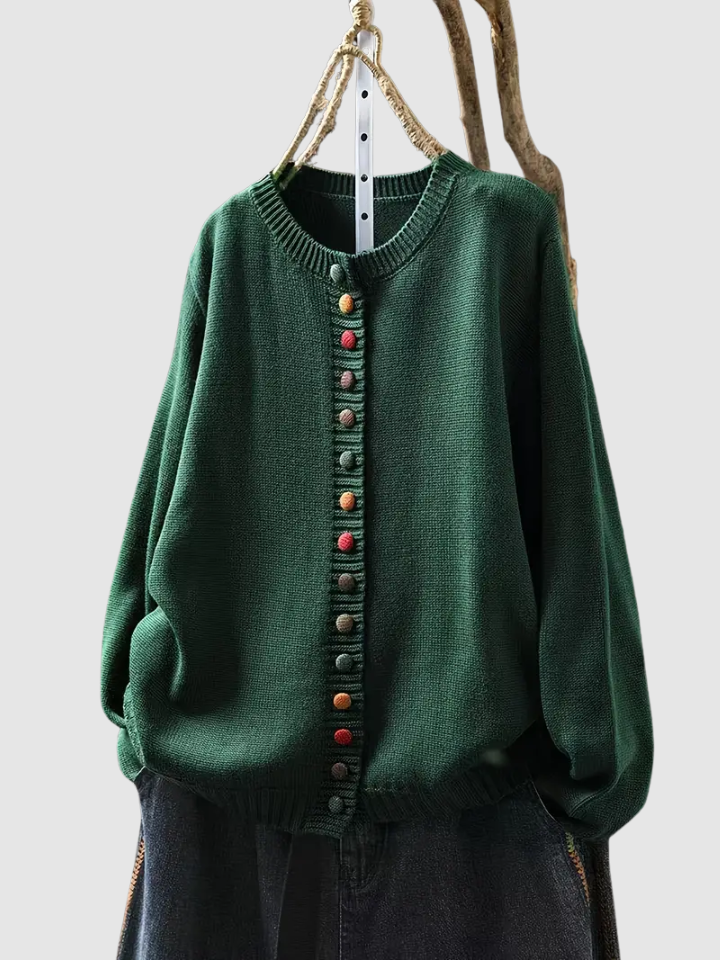 MILA – SPEELSE KNOPJES CARDIGAN