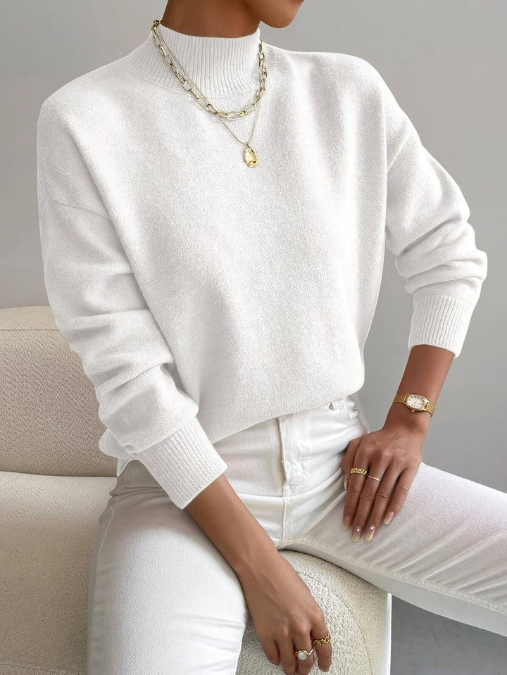 Lorelei | Verfijnde Mock Neck Trui