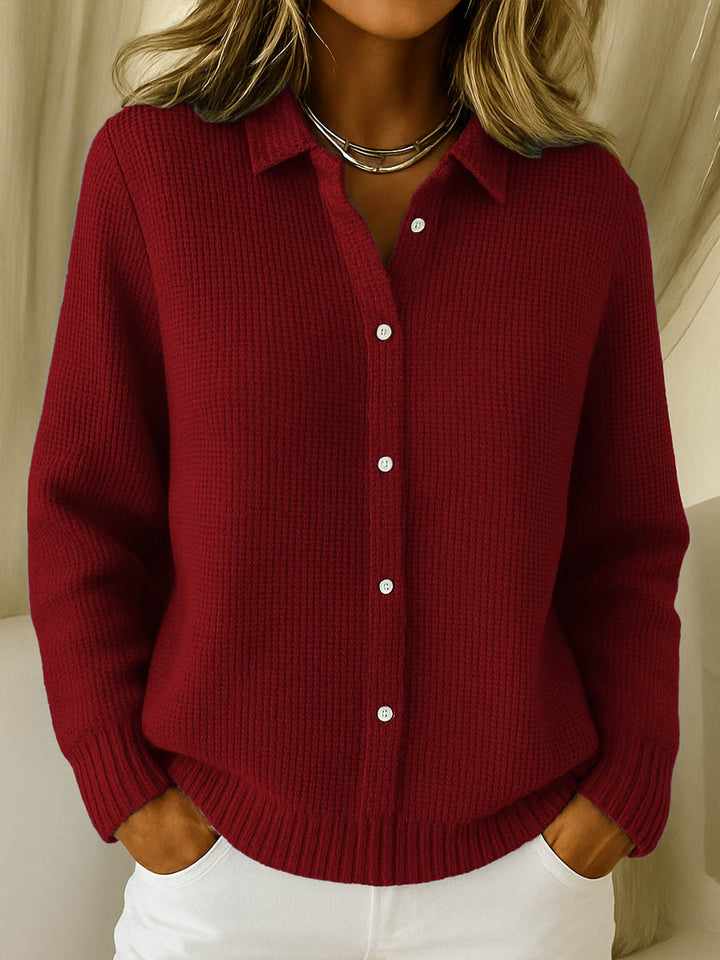 SOPHIA - COZY ELEGANCE BUTTON-UP TRUI
