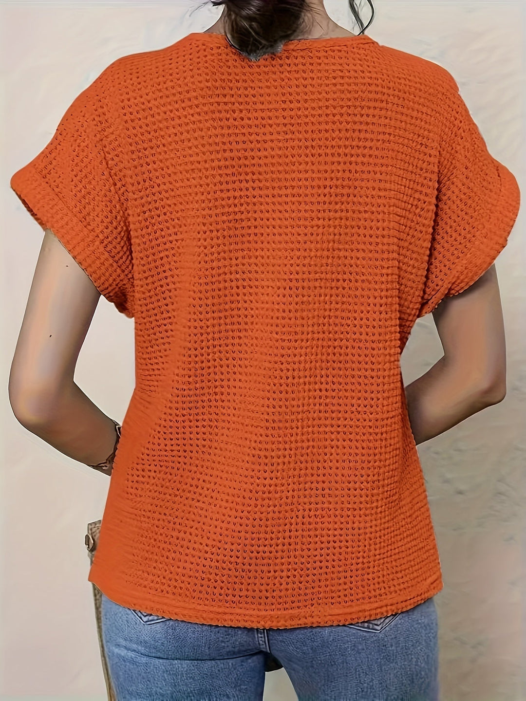 Leah - Chic Ronde Hals Brei Top