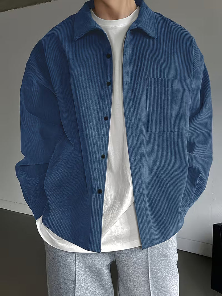 Jonas | Casual Lange Mouwen Corduroy Jas