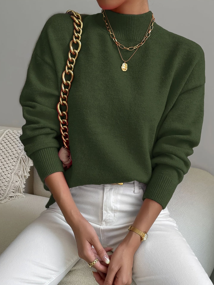 Lorelei | Verfijnde Mock Neck Trui