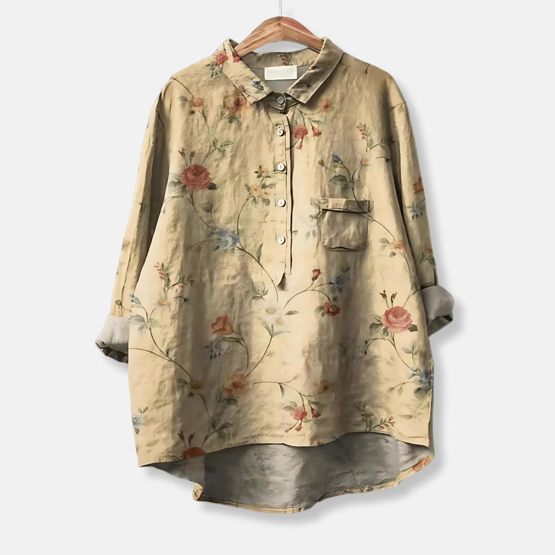 Losse lange blouse voor dames