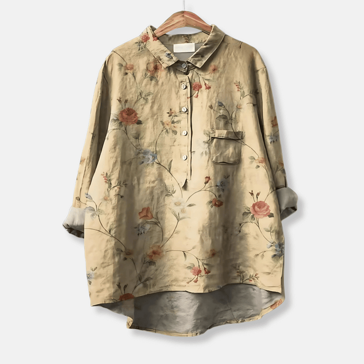 Losse lange blouse voor dames