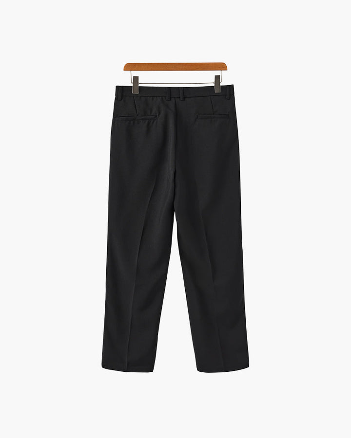 Enzo | Hoge Taille met Wijde Pijpen Anzugbroek
