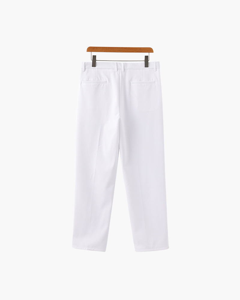 Enzo | Hoge Taille met Wijde Pijpen Anzugbroek
