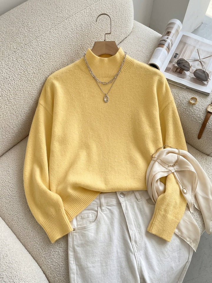 Lorelei | Verfijnde Mock Neck Trui