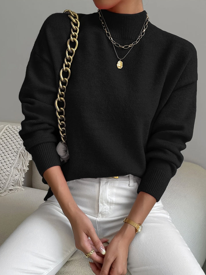 Lorelei | Verfijnde Mock Neck Trui