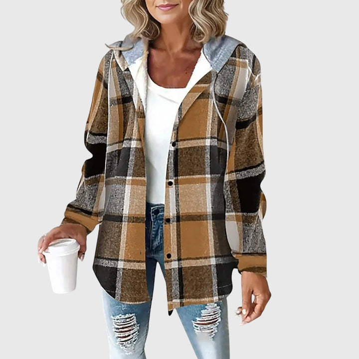MORGAN – CASUAL GERUITE HOODIE SHIRT JACKET