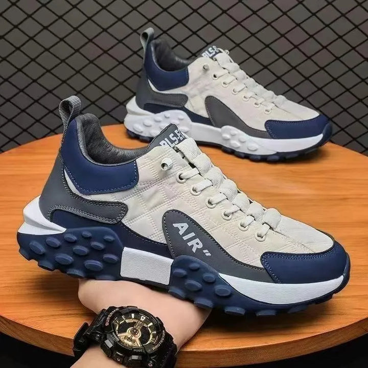 Ivy | Herensneakers met vetersluiting en profielzool