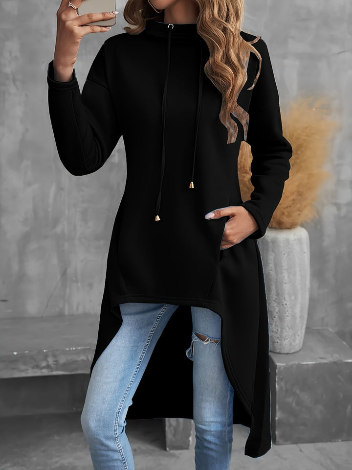 Tabitha | High-Low Trekkoord Hoodie