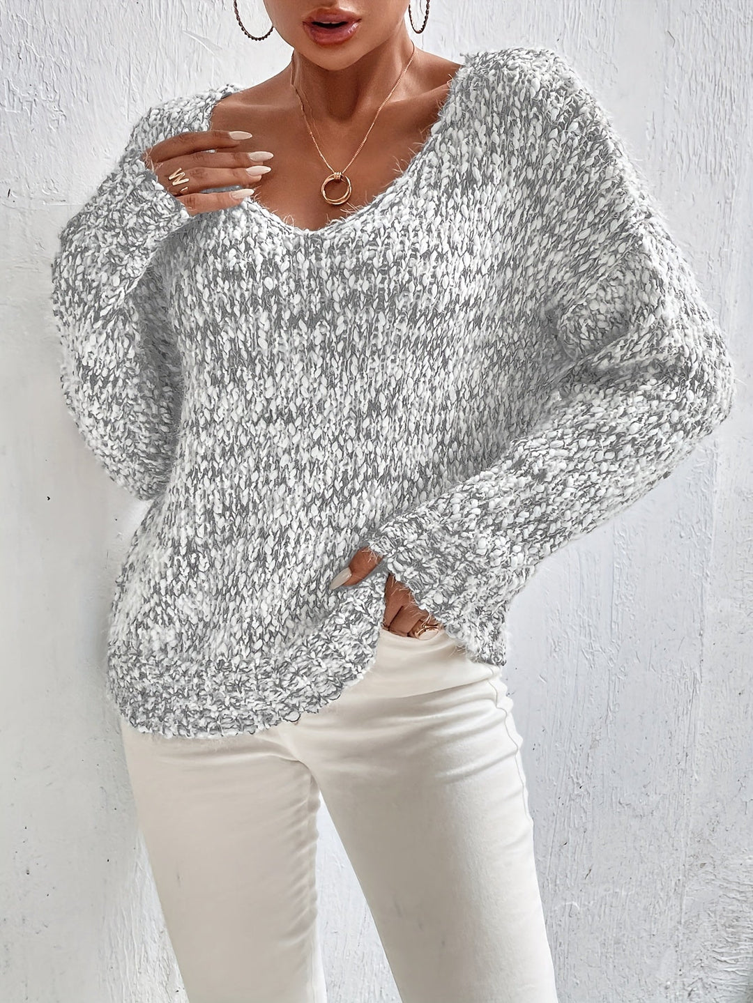 Serina - Casual Trui met Lange Mouwen