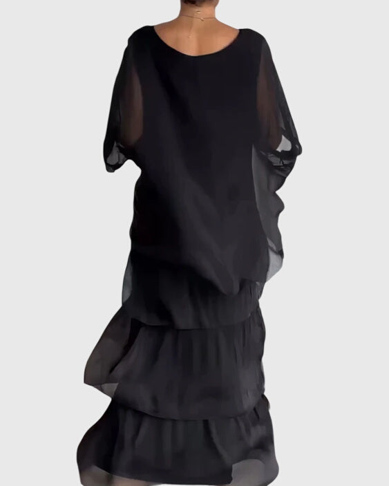 Elizabeth | Dames Boho Gelaagde Maxi Shorts Jurk