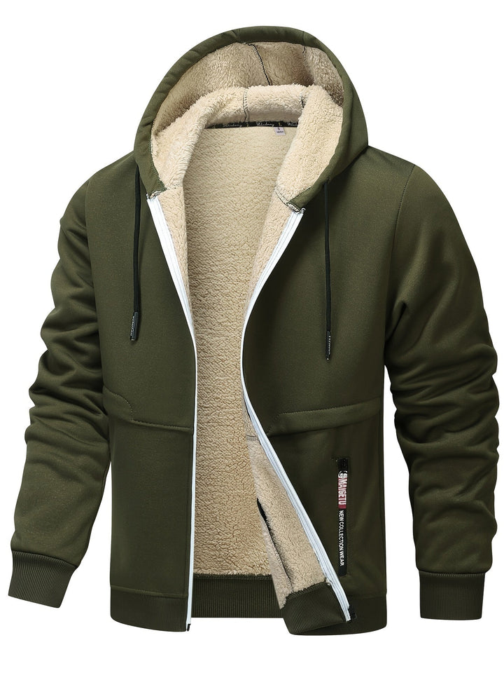 Russell | Gezellige Hooded Zip-Up Jast